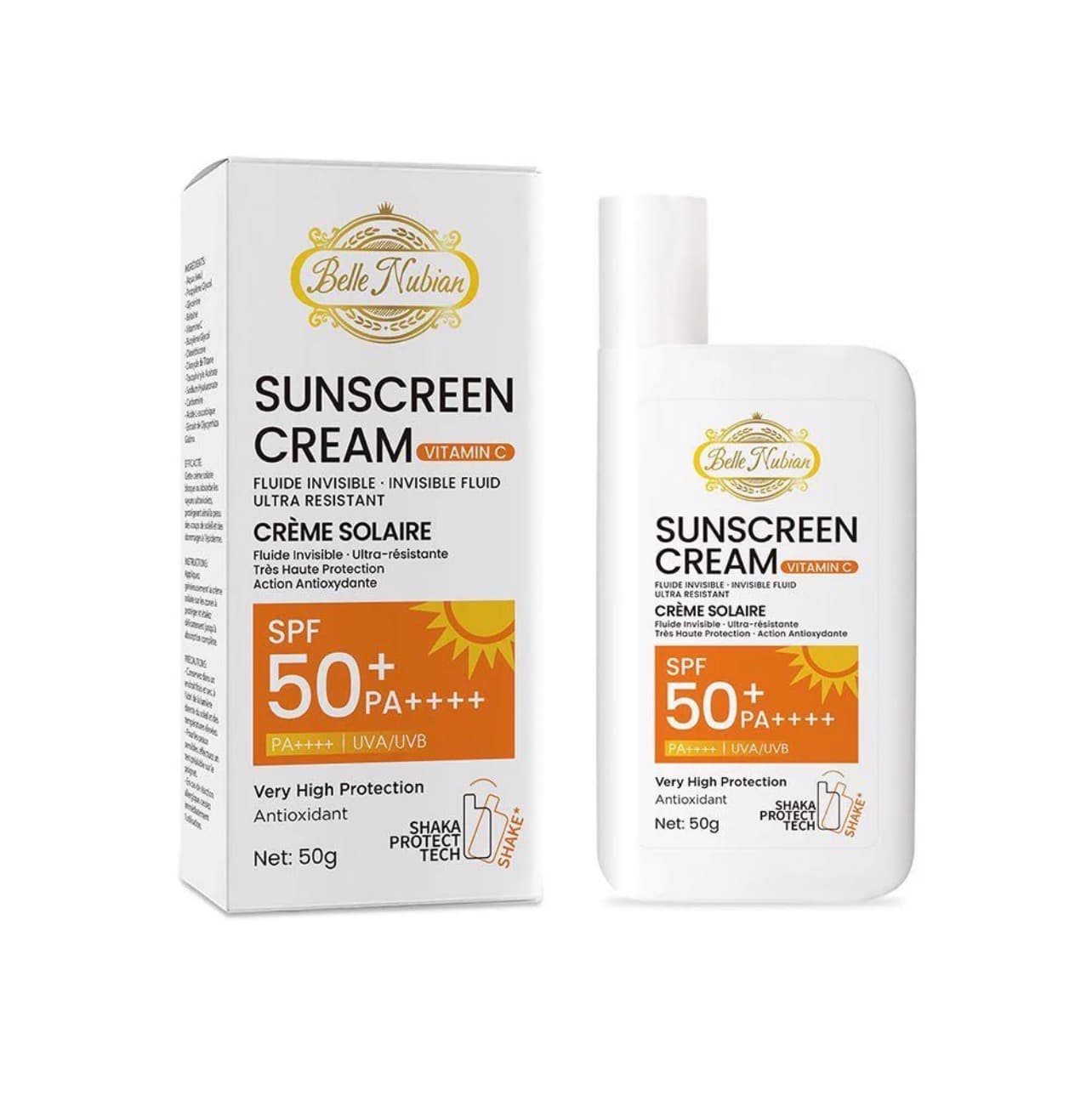 NOUVELLE crème solaire fluide invisible (avec FPS 50+ et vitamine C)
