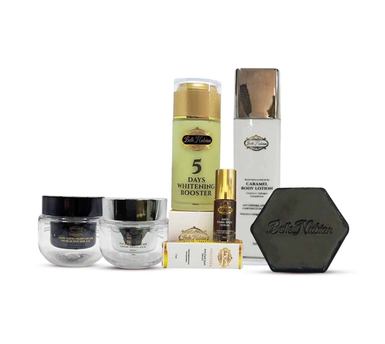 Ensemble Gamme caramel Belle Nubian